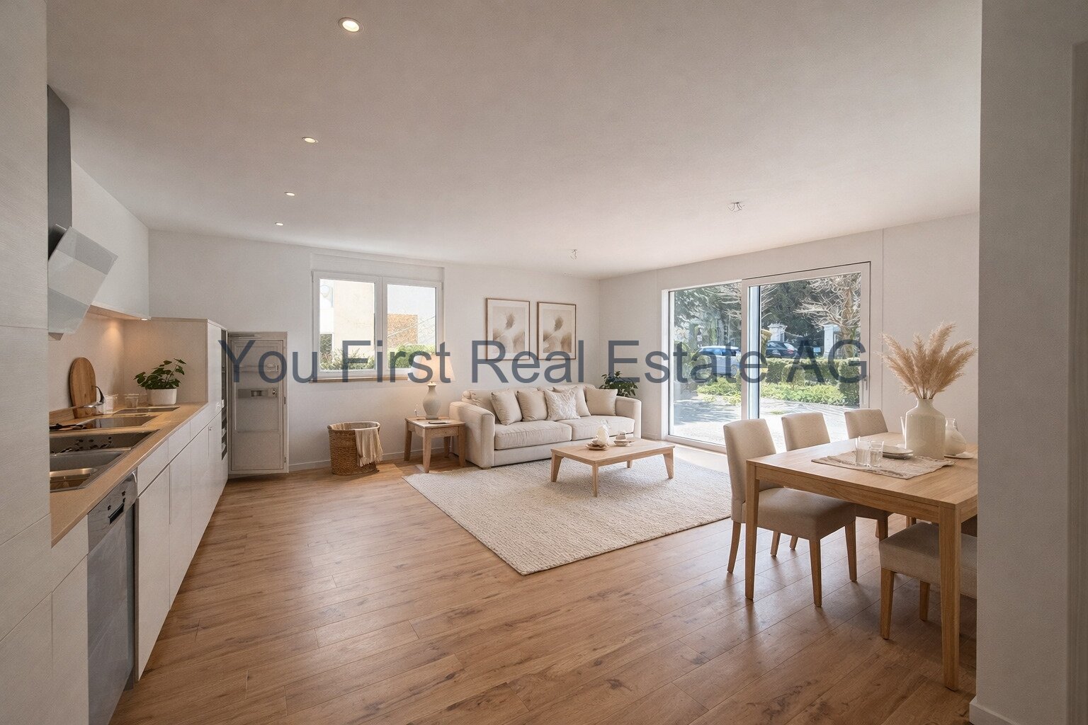 Moderne 4.5-Zimmer-Erdgeschosswohnung mit Sitzplatz und hochwertigem Innenausbau