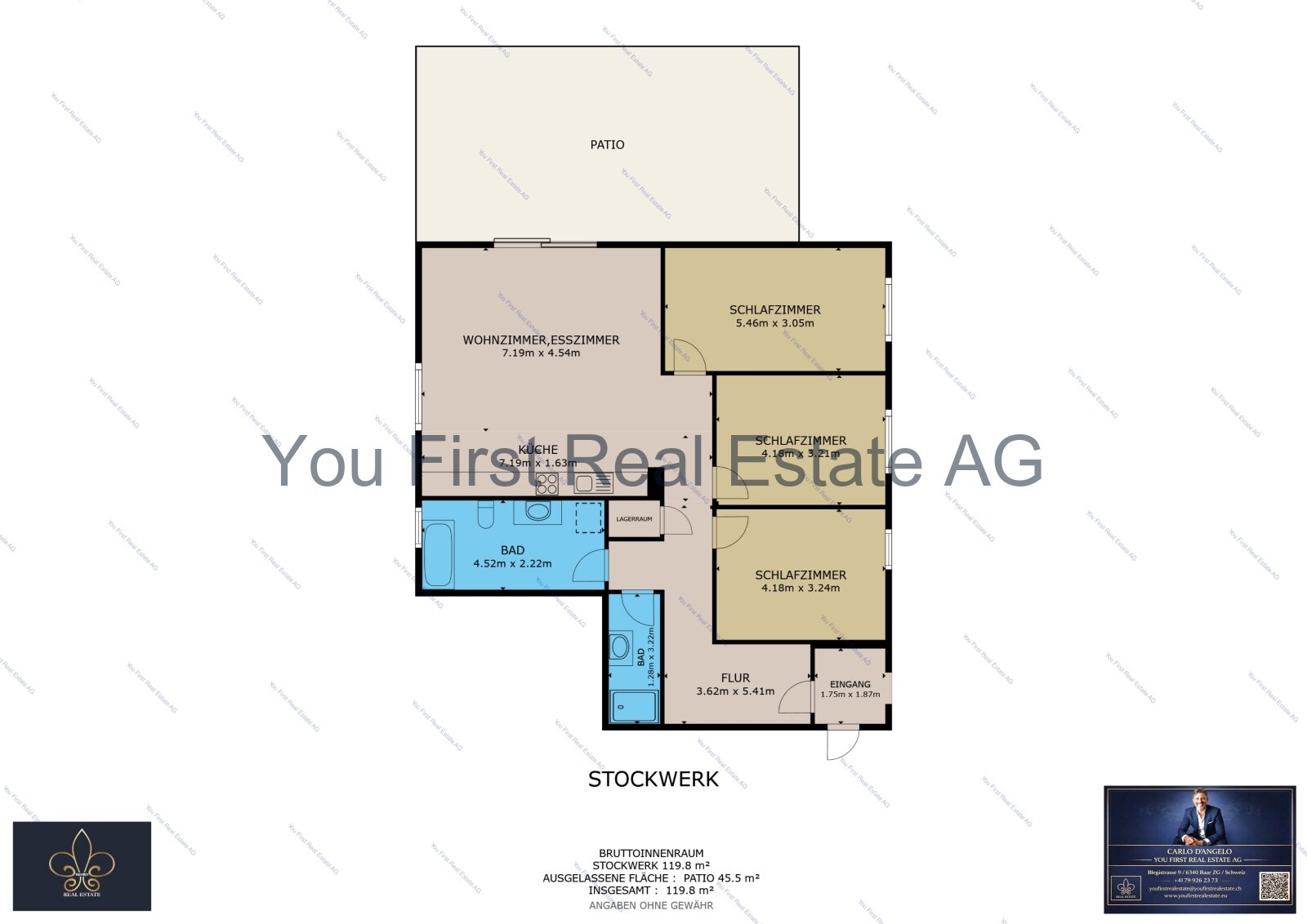 Stilvoll renovierte 3.5-Zimmerwohnung im Erstbezug mit Balkon und Garage