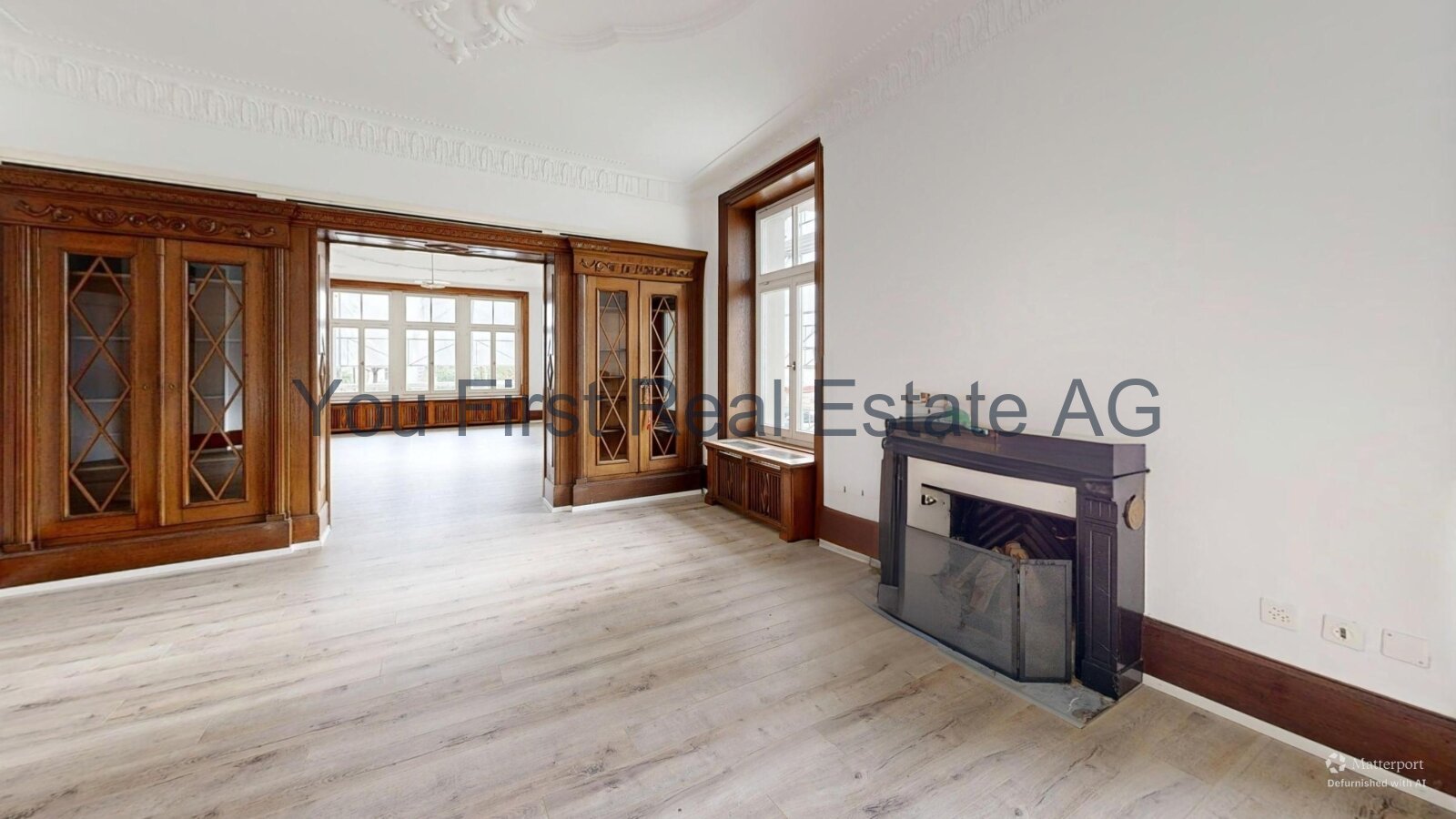 Repräsentative Büroräumlichkeiten mit historischem Charme und stilvoller Architektur