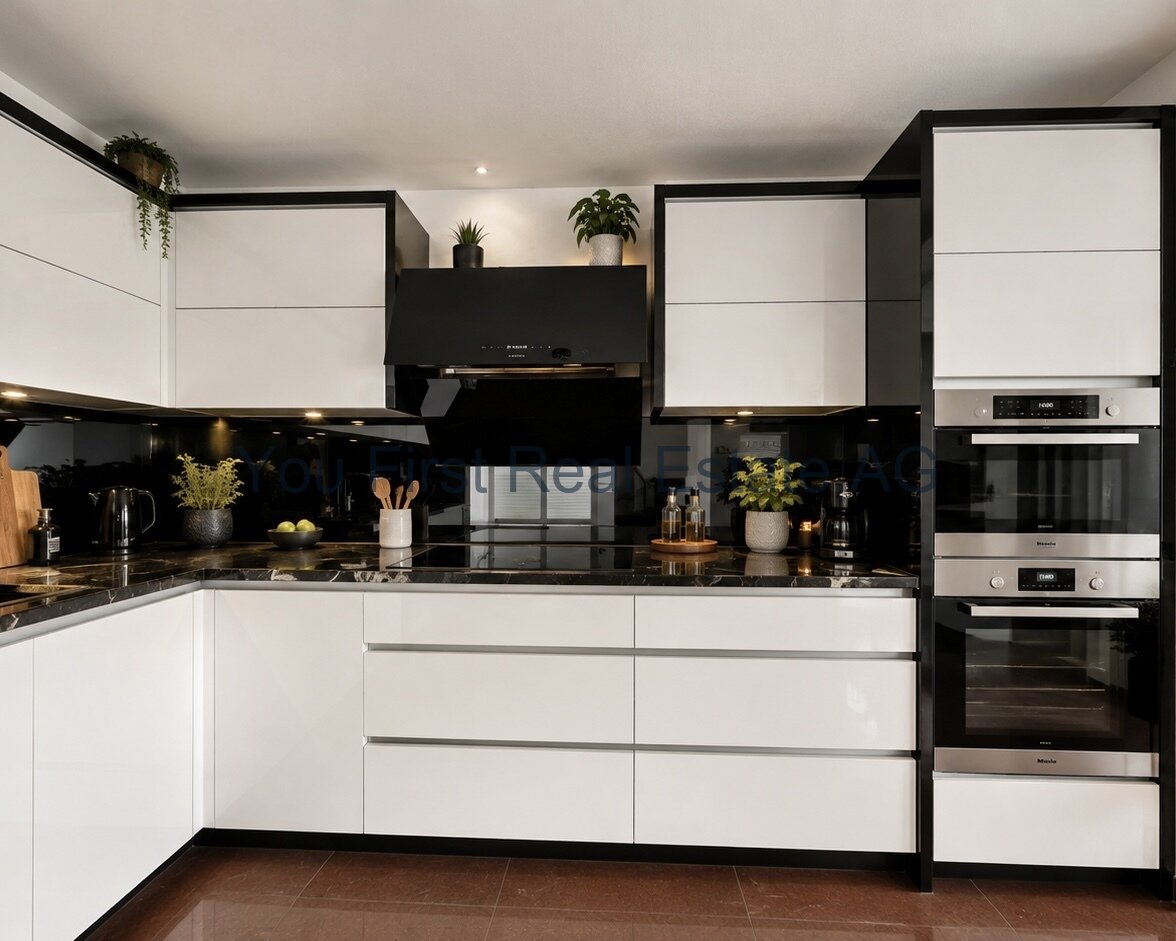 Grosszügige Sonnenterrasse mit unverbaubarem Panoramablick über das Tal