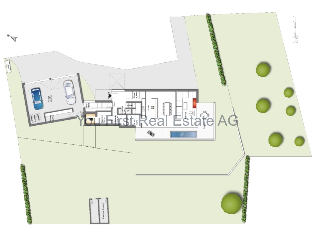 VERKAUFT -Neubau Luxus Villa mit Fernsicht