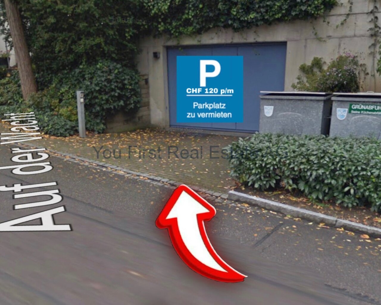 Tiefgarageplatz mit Stromanschluss