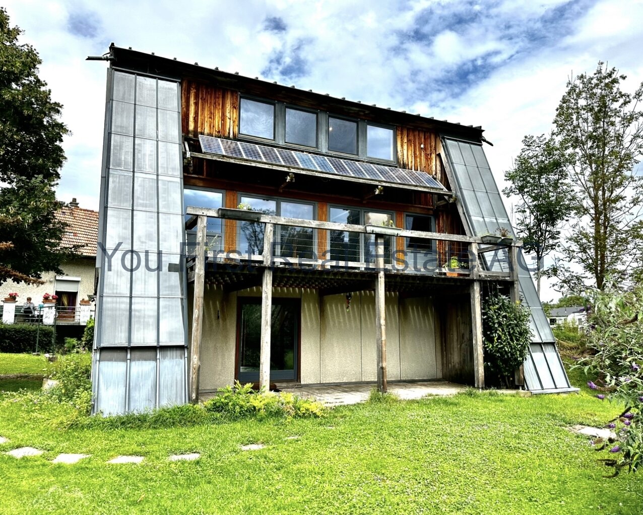 Architektonisches Solarhaus