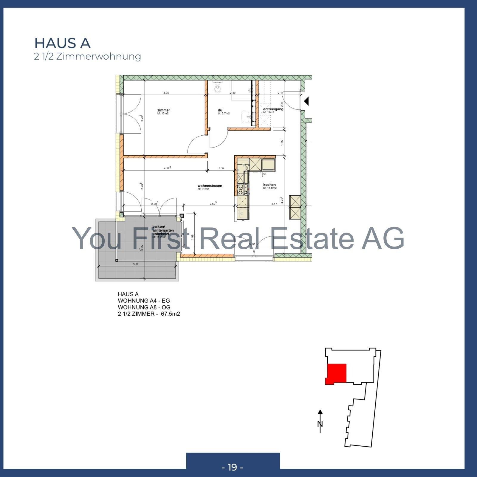 Neubauwohnung mit grossem Balkon