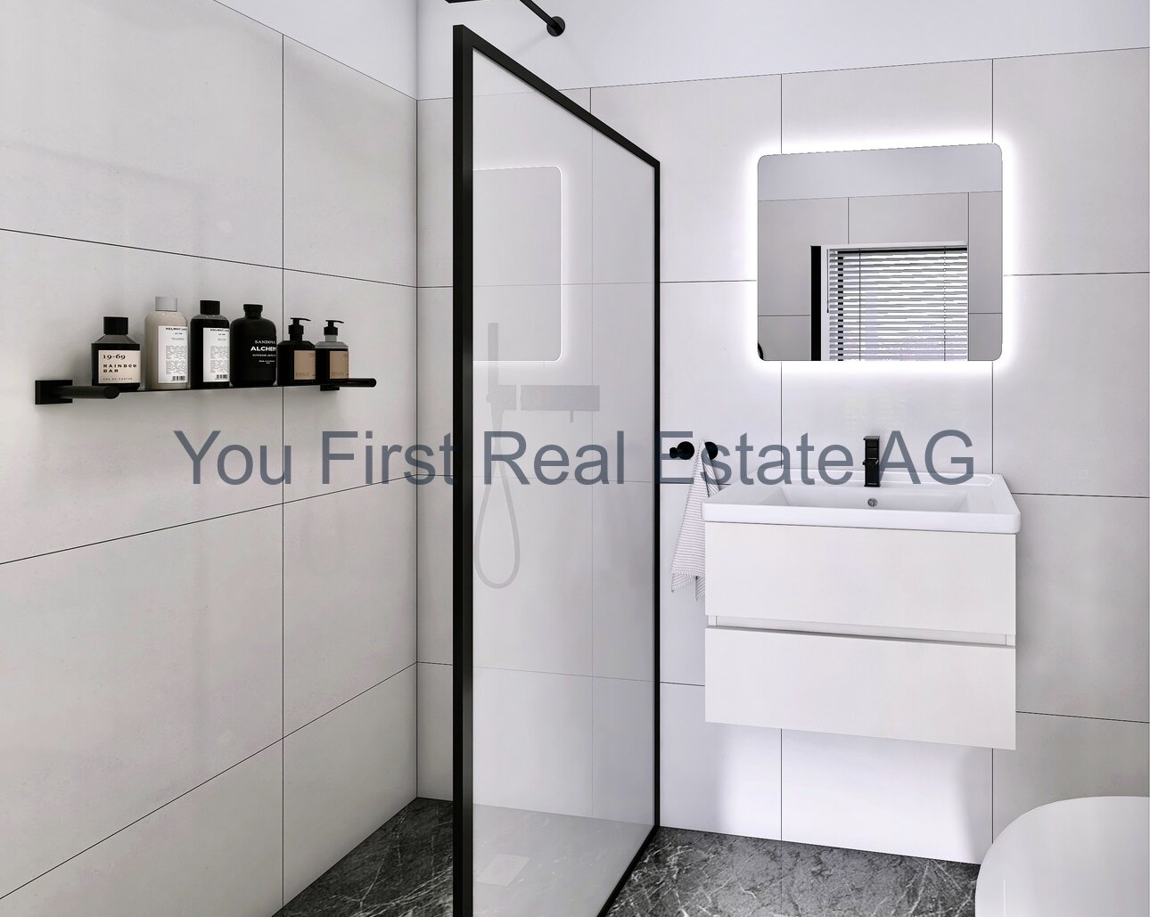 Modernes Hanghaus mit Panoramablick