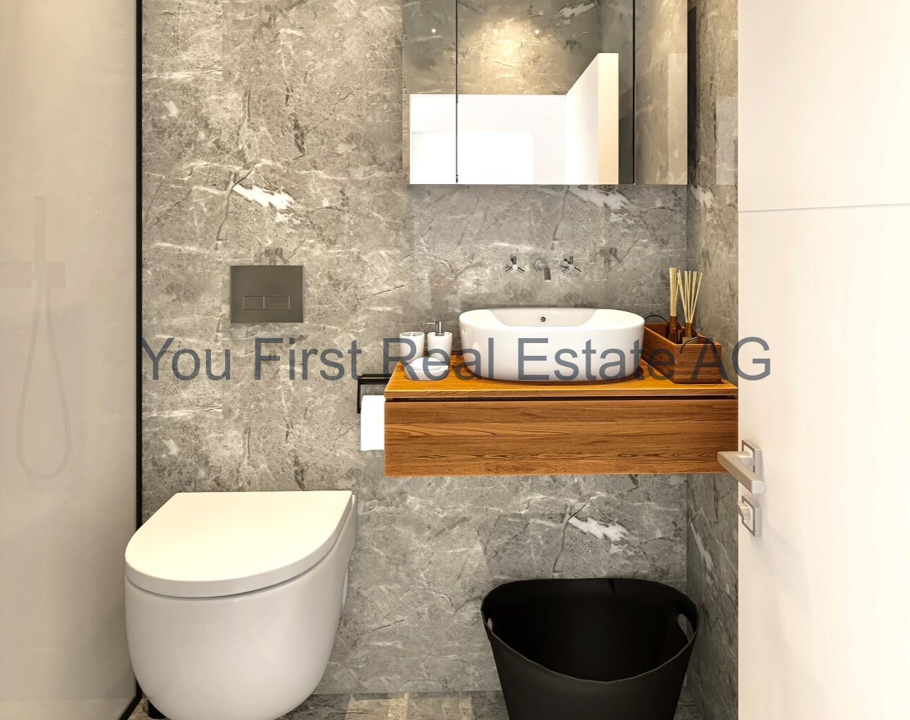 Modernes Hanghaus mit Panoramablick