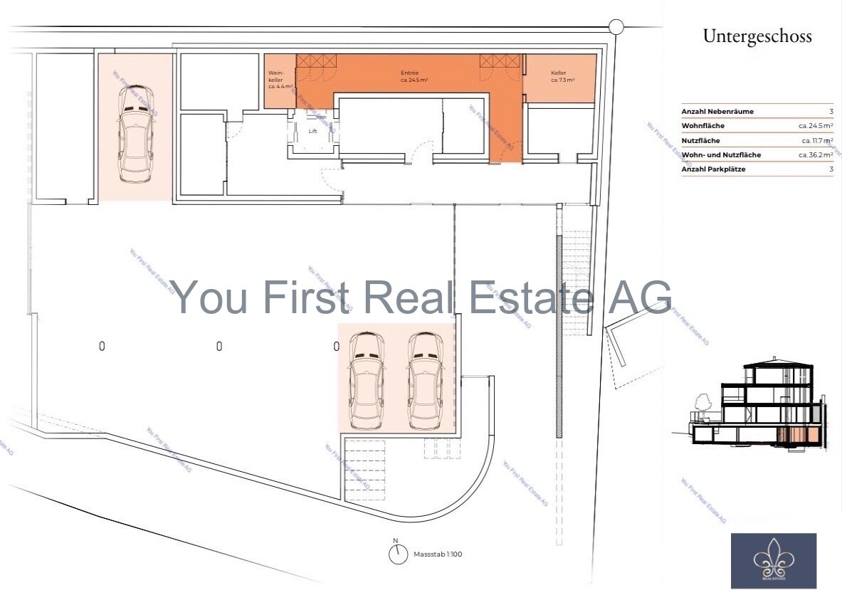 Luxuriöses Wohnen mit Seeblick in Eich – Ein Traum wird wahr!