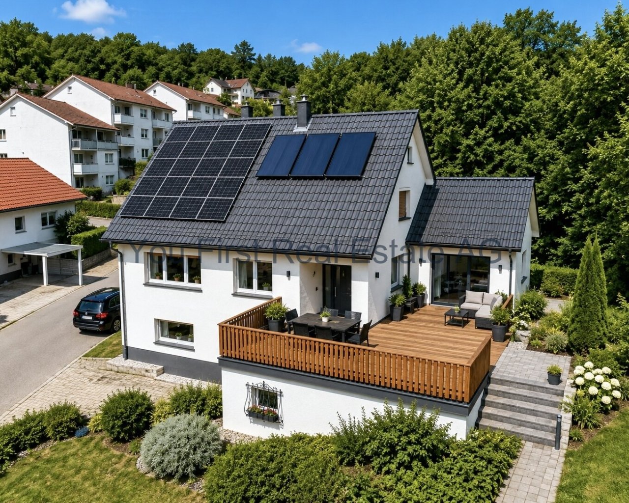 Moderne Energieeffizienz: Solaranlage und Wärmepumpe