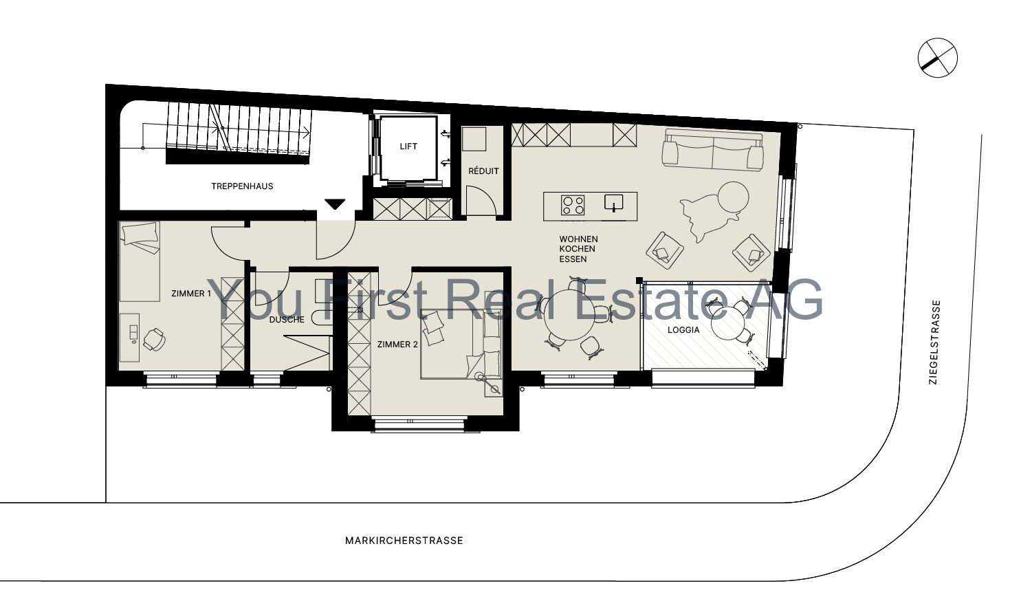 Grundrissplan W2