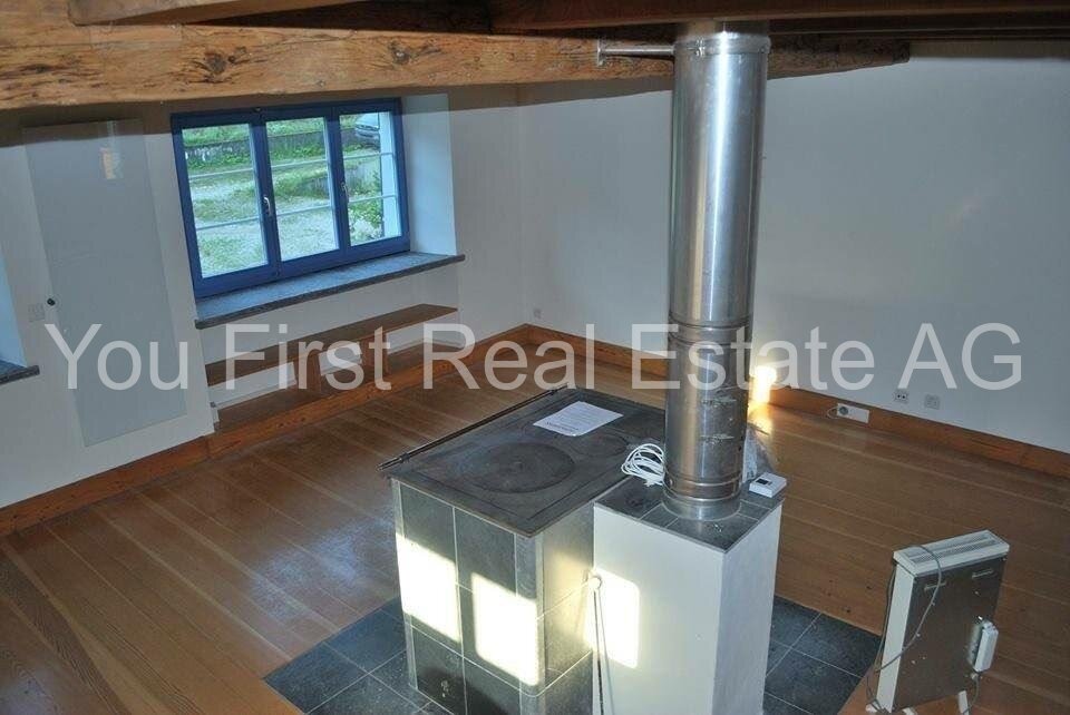 Wohnzimmer mit Speckofen Wohnzimmer mit Speckofen