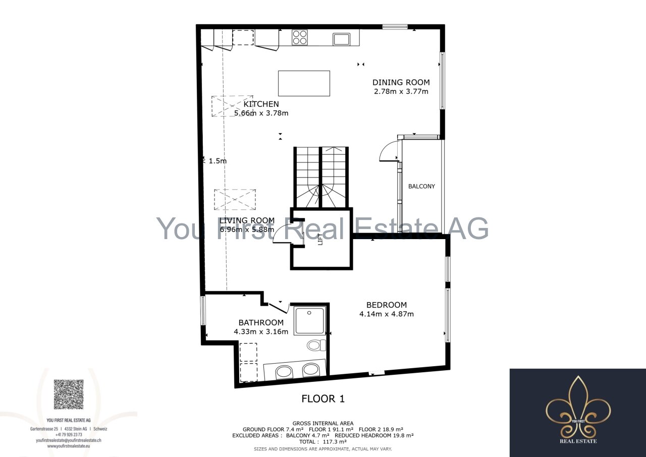 Grundrissplan WOhnung