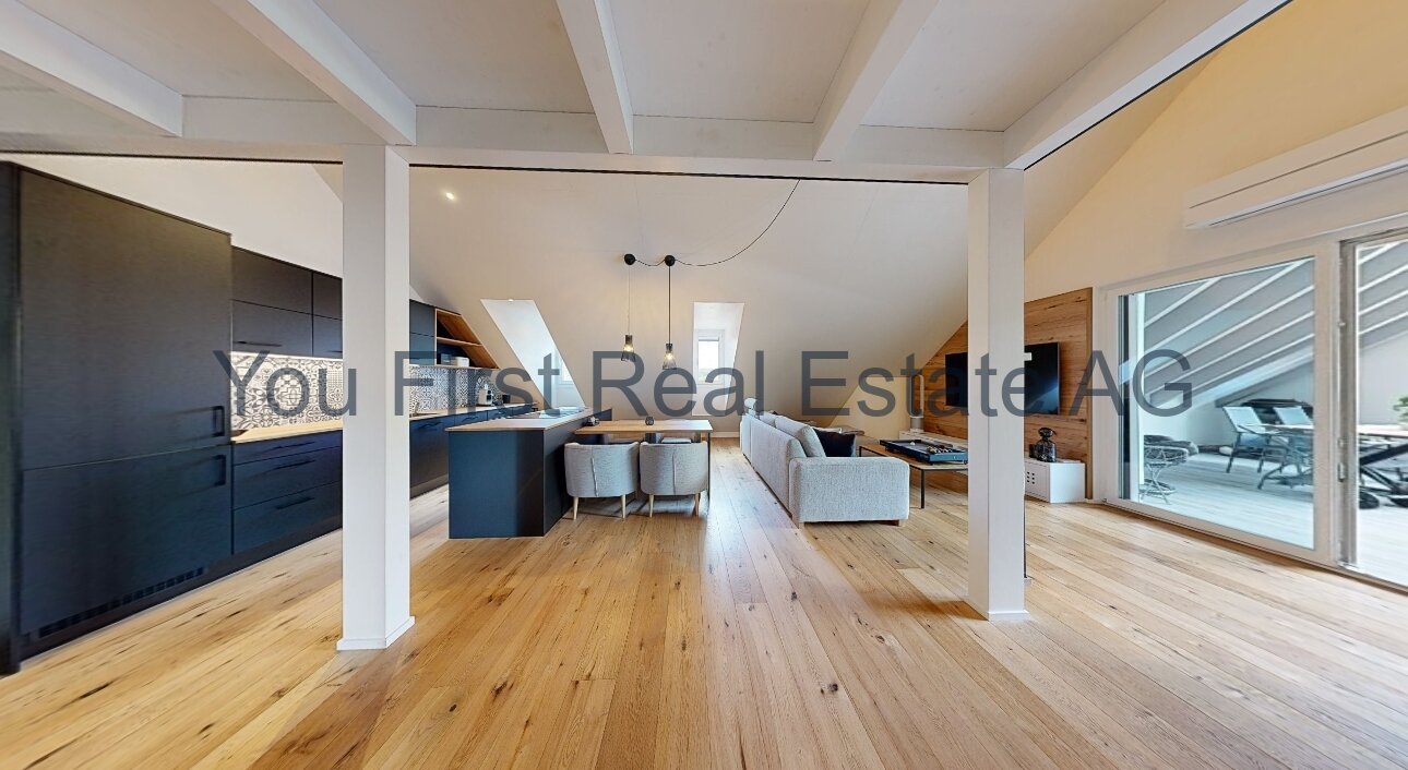 Loft-Wohnung mit offener Küche und harmonischer Raumaufteilung - Moderne Architektur auf höchstem Niveau