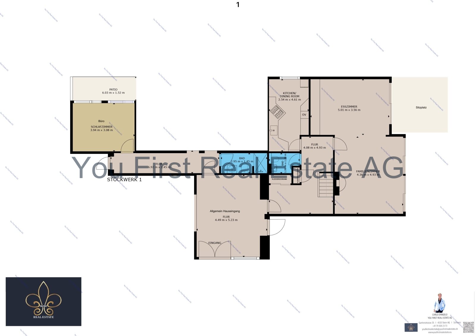 Durchdachter Grundriss mit optimaler Raumaufteilung und flexiblen Wohnbereichen