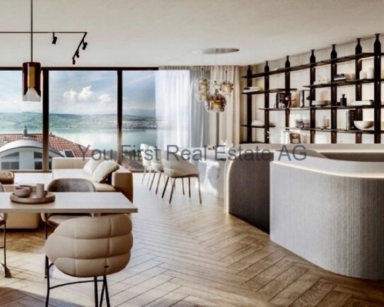 Wohntraum mit atemberaubender Seeblick-Terrasse - Exklusive Architektur mit offener Raumgestaltung