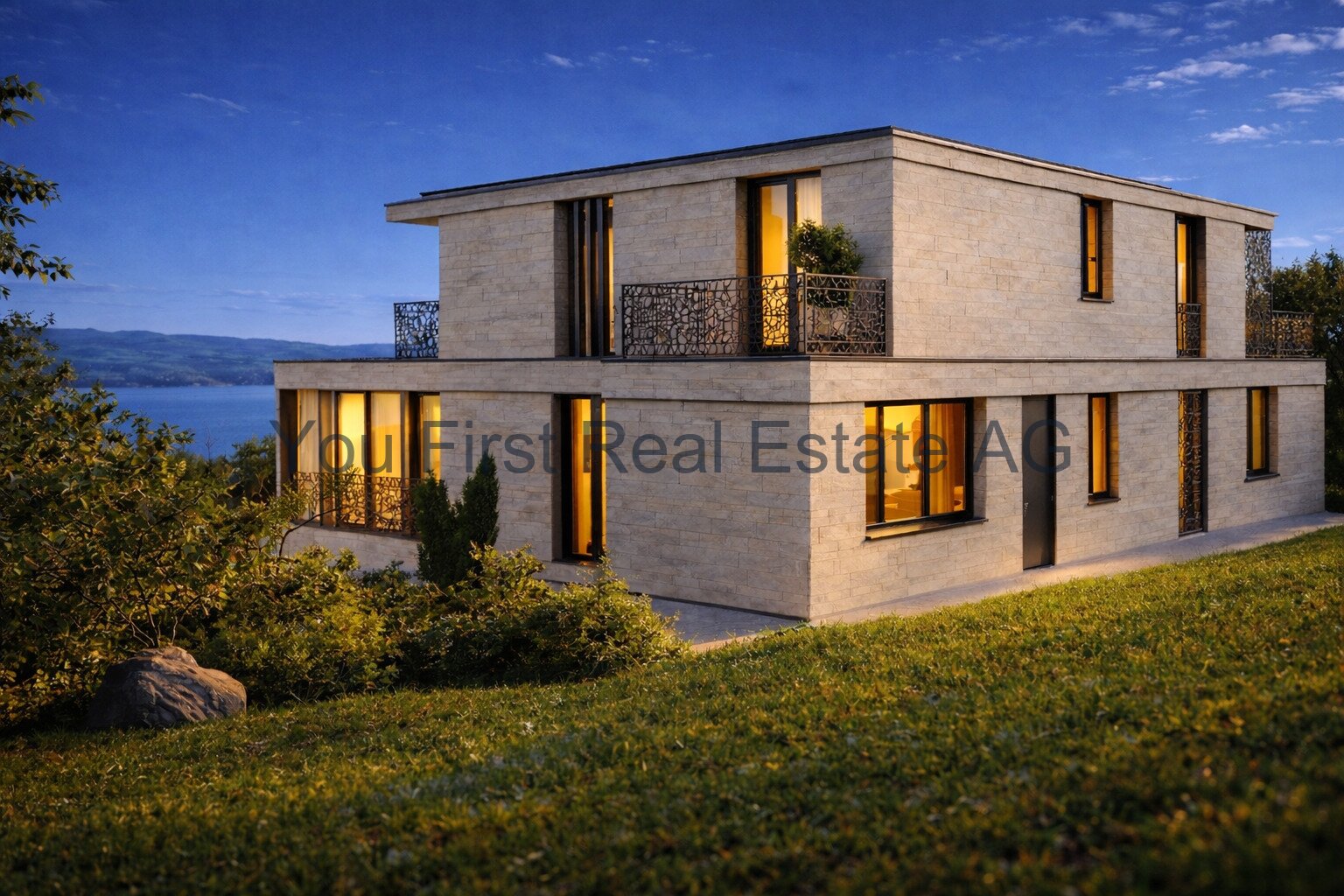 Exklusives Architektenhaus mit atemberaubendem Seeblick - Moderne Designvilla in Bestlage